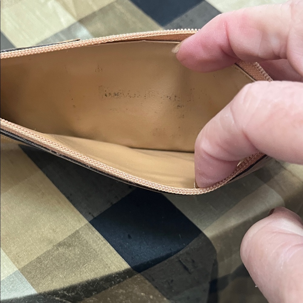 Lodis Peachy Tan Leather Zip Wallet with Snap Strap - Picture 3 of 3